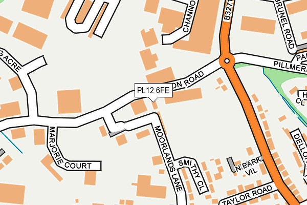 PL12 6FE map - OS OpenMap – Local (Ordnance Survey)