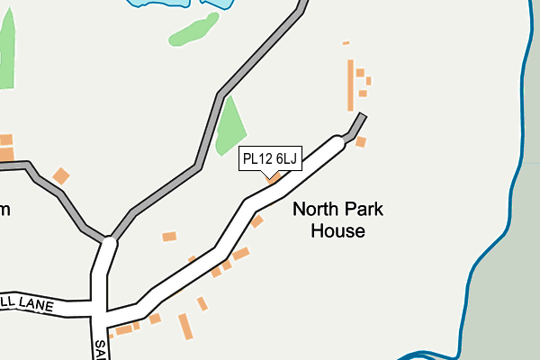 PL12 6LJ map - OS OpenMap – Local (Ordnance Survey)