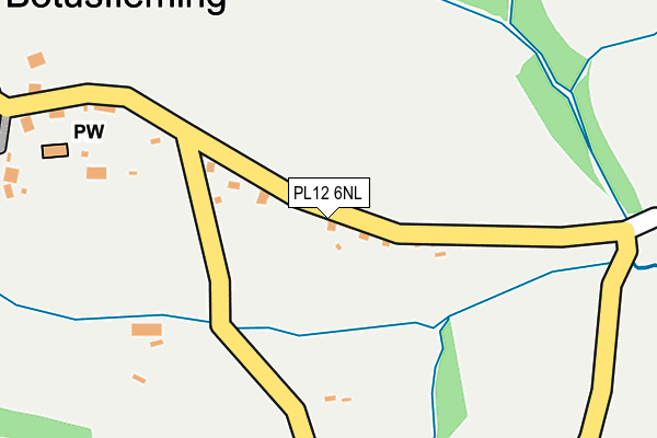 PL12 6NL map - OS OpenMap – Local (Ordnance Survey)