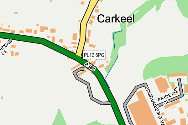 PL12 6PG map - OS OpenMap – Local (Ordnance Survey)