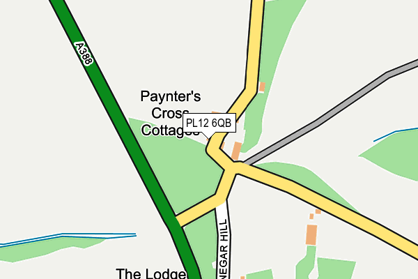 PL12 6QB map - OS OpenMap – Local (Ordnance Survey)