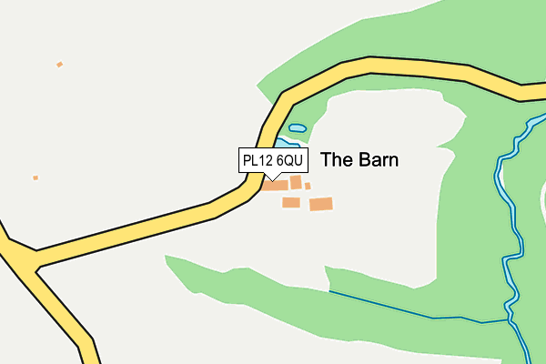 PL12 6QU map - OS OpenMap – Local (Ordnance Survey)