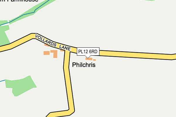 PL12 6RD map - OS OpenMap – Local (Ordnance Survey)