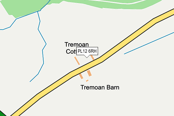 PL12 6RH map - OS OpenMap – Local (Ordnance Survey)