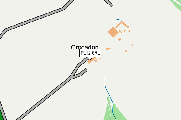 PL12 6RL map - OS OpenMap – Local (Ordnance Survey)