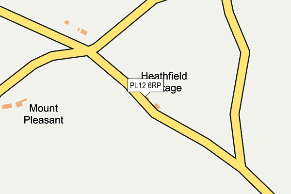 PL12 6RP map - OS OpenMap – Local (Ordnance Survey)