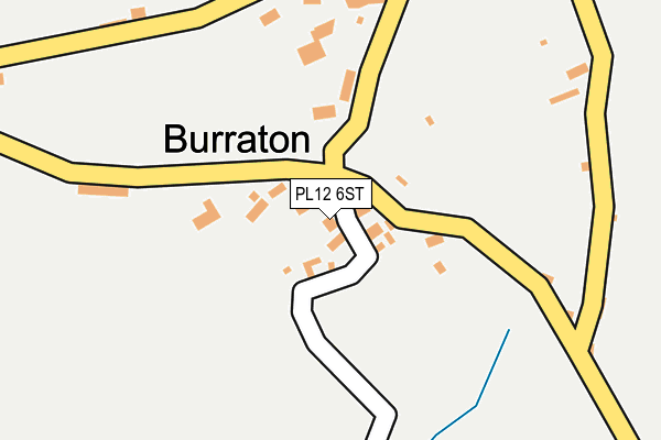 PL12 6ST map - OS OpenMap – Local (Ordnance Survey)