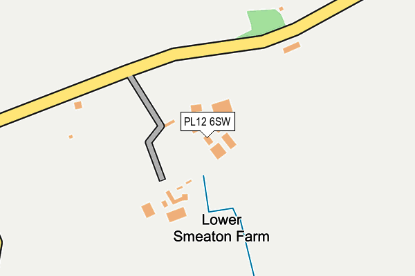 PL12 6SW map - OS OpenMap – Local (Ordnance Survey)