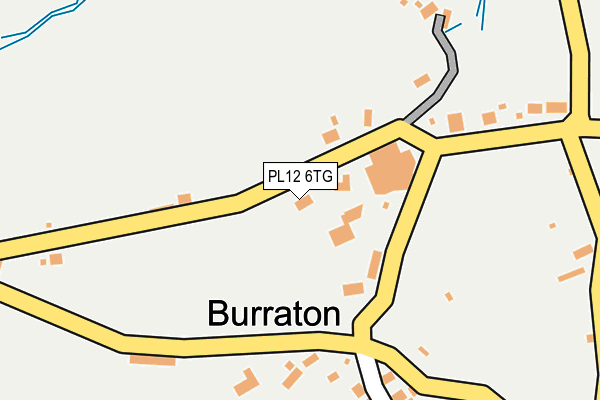 PL12 6TG map - OS OpenMap – Local (Ordnance Survey)