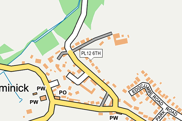 PL12 6TH map - OS OpenMap – Local (Ordnance Survey)