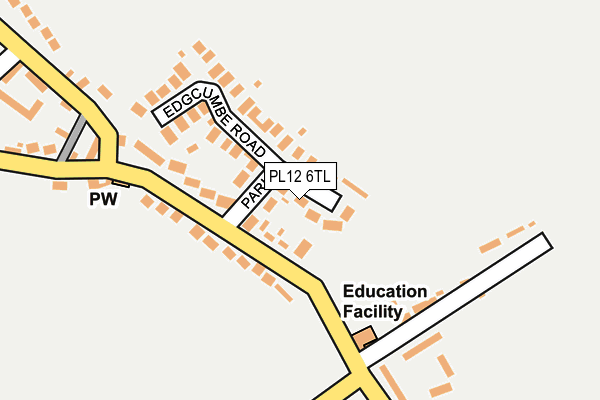 PL12 6TL map - OS OpenMap – Local (Ordnance Survey)