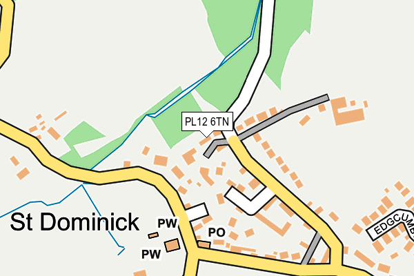 PL12 6TN map - OS OpenMap – Local (Ordnance Survey)