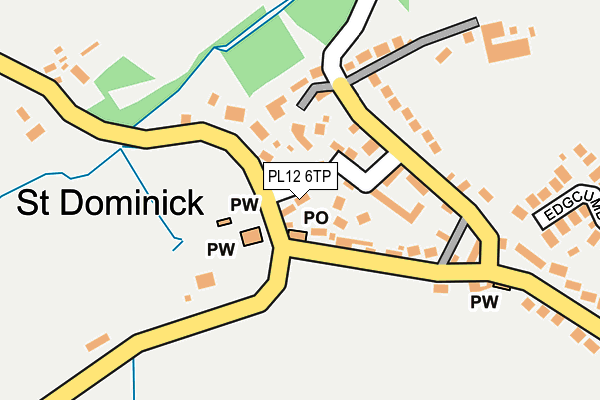 PL12 6TP map - OS OpenMap – Local (Ordnance Survey)