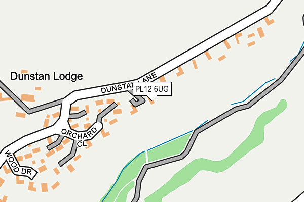 PL12 6UG map - OS OpenMap – Local (Ordnance Survey)