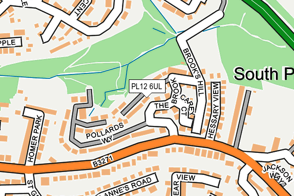 PL12 6UL map - OS OpenMap – Local (Ordnance Survey)