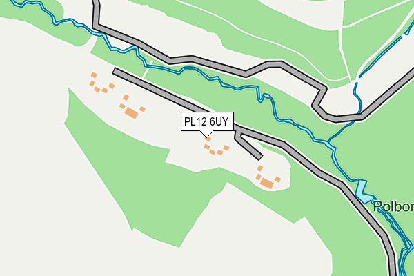 PL12 6UY map - OS OpenMap – Local (Ordnance Survey)