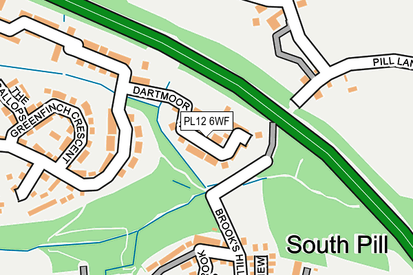 PL12 6WF map - OS OpenMap – Local (Ordnance Survey)