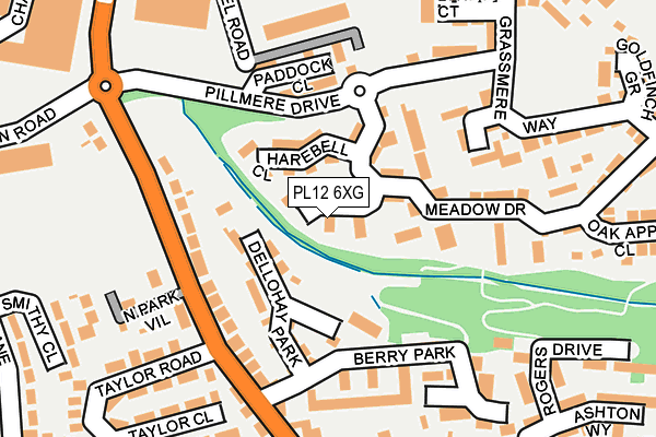 Map of HARTIGAN HOME AND GARDENS LTD at local scale