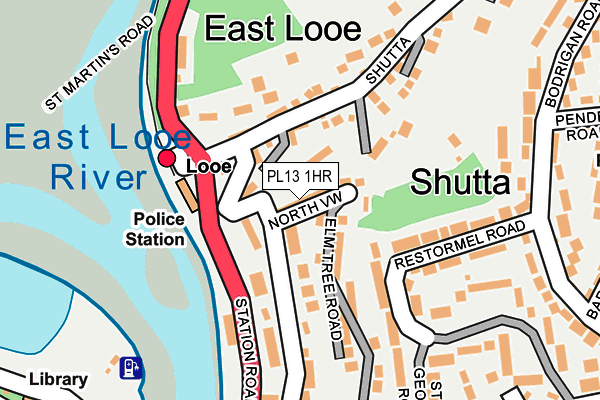 PL13 1HR map - OS OpenMap – Local (Ordnance Survey)