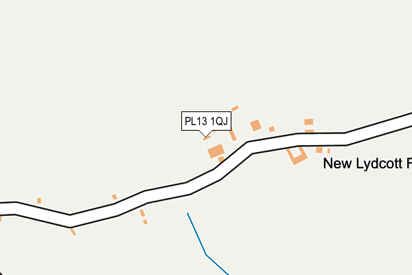 PL13 1QJ map - OS OpenMap – Local (Ordnance Survey)
