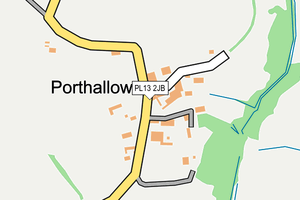 PL13 2JB map - OS OpenMap – Local (Ordnance Survey)