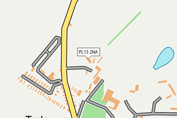 PL13 2NA map - OS OpenMap – Local (Ordnance Survey)