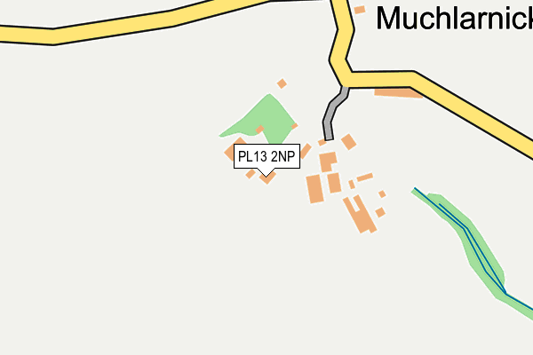 PL13 2NP map - OS OpenMap – Local (Ordnance Survey)