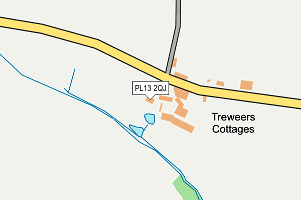 PL13 2QJ map - OS OpenMap – Local (Ordnance Survey)