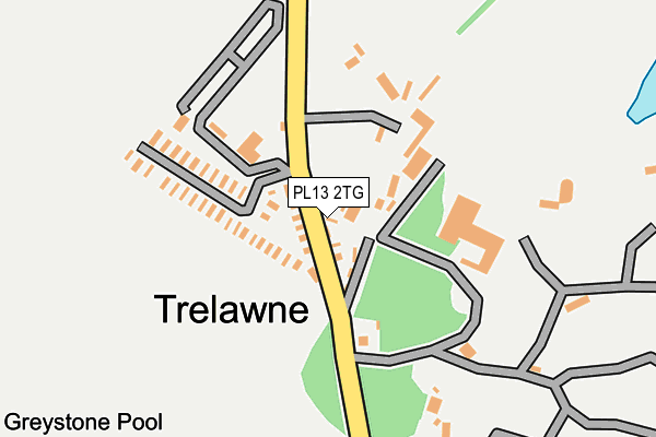 PL13 2TG map - OS OpenMap – Local (Ordnance Survey)