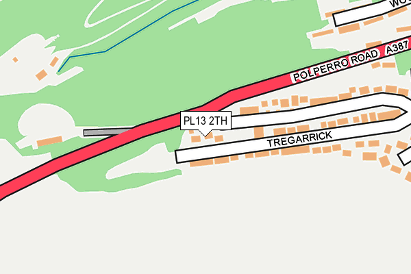 PL13 2TH map - OS OpenMap – Local (Ordnance Survey)