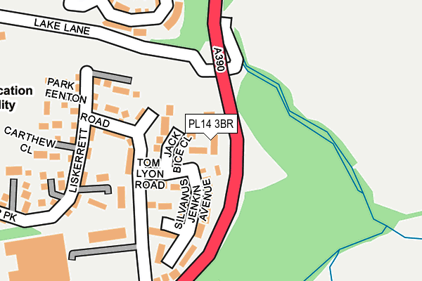 PL14 3BR map - OS OpenMap – Local (Ordnance Survey)