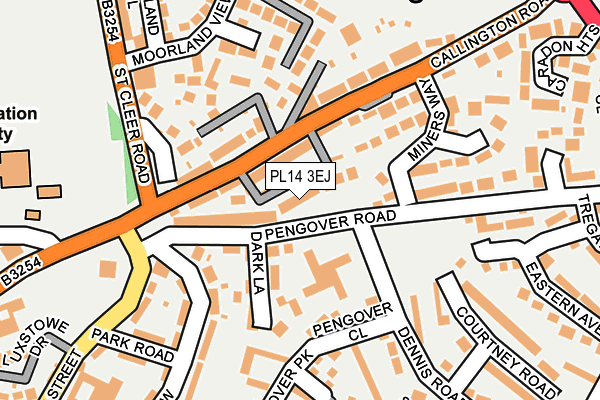 PL14 3EJ map - OS OpenMap – Local (Ordnance Survey)