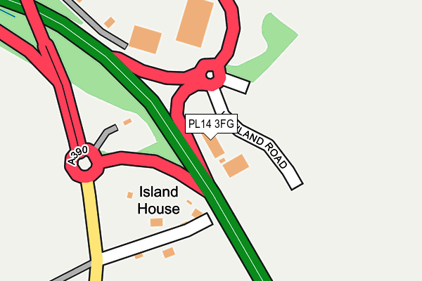 PL14 3FG map - OS OpenMap – Local (Ordnance Survey)