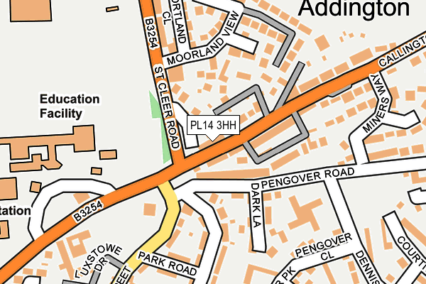 PL14 3HH map - OS OpenMap – Local (Ordnance Survey)