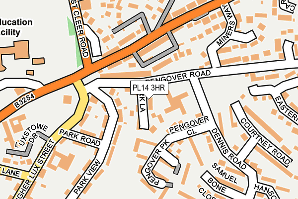 PL14 3HR map - OS OpenMap – Local (Ordnance Survey)