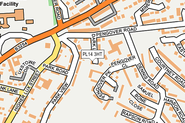 PL14 3HT map - OS OpenMap – Local (Ordnance Survey)