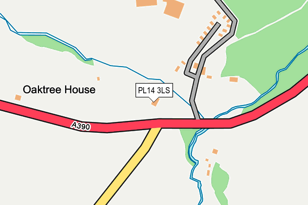 PL14 3LS map - OS OpenMap – Local (Ordnance Survey)