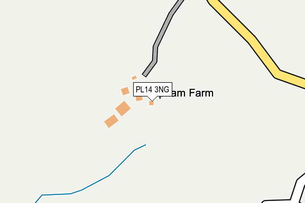 PL14 3NG map - OS OpenMap – Local (Ordnance Survey)