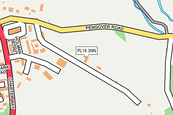 PL14 3NN map - OS OpenMap – Local (Ordnance Survey)