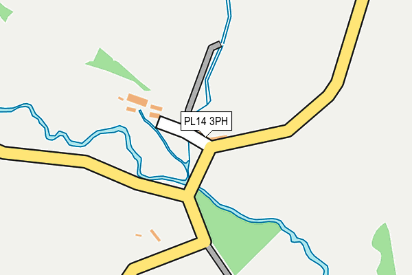 PL14 3PH map - OS OpenMap – Local (Ordnance Survey)