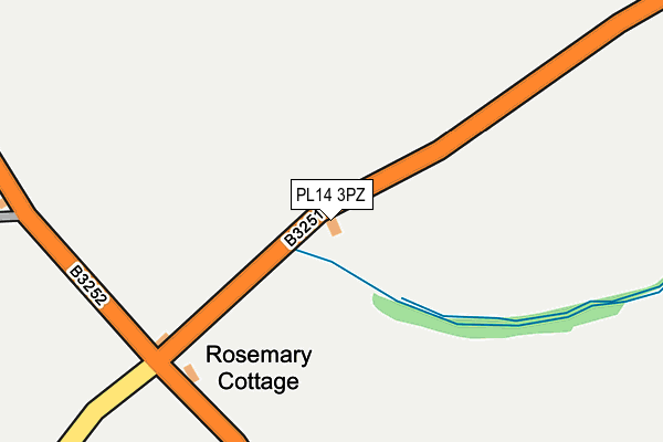 PL14 3PZ map - OS OpenMap – Local (Ordnance Survey)