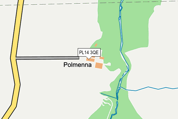 PL14 3QE map - OS OpenMap – Local (Ordnance Survey)