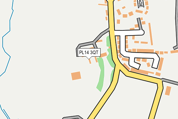 PL14 3QT map - OS OpenMap – Local (Ordnance Survey)