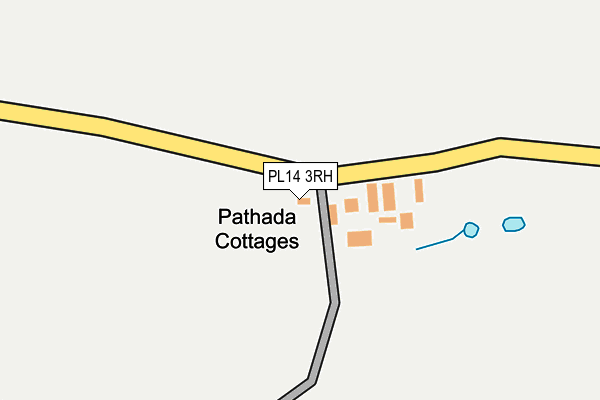 PL14 3RH map - OS OpenMap – Local (Ordnance Survey)