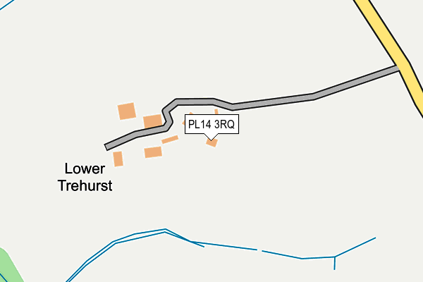 PL14 3RQ map - OS OpenMap – Local (Ordnance Survey)