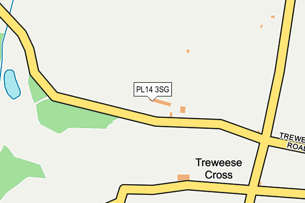 PL14 3SG map - OS OpenMap – Local (Ordnance Survey)