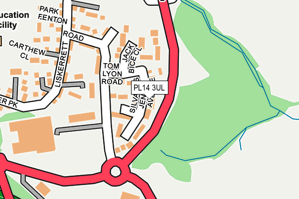 PL14 3UL map - OS OpenMap – Local (Ordnance Survey)