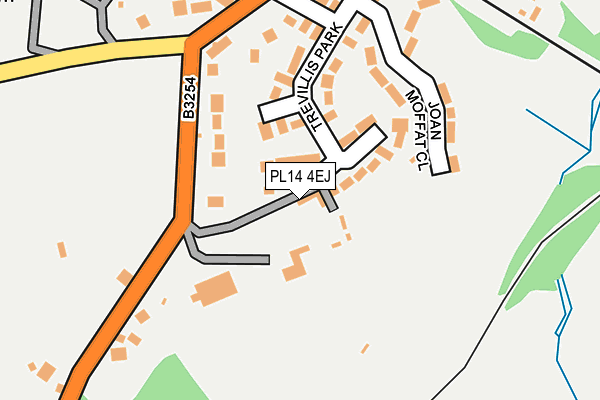 PL14 4EJ map - OS OpenMap – Local (Ordnance Survey)