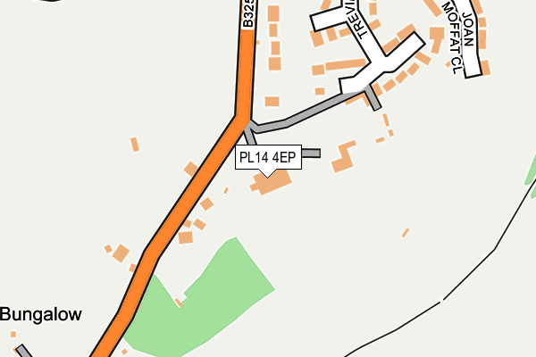 PL14 4EP map - OS OpenMap – Local (Ordnance Survey)