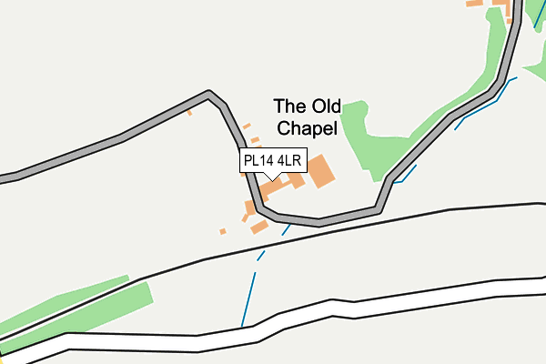 PL14 4LR map - OS OpenMap – Local (Ordnance Survey)